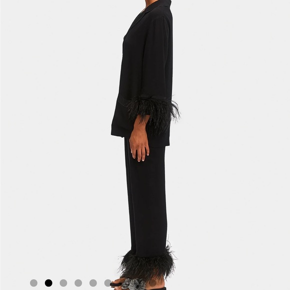 NWT SLEEPER
Party Pajama Set With Detachable Feathers In Black - Picture 2 of 4